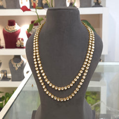 Aasha kundan long necklace