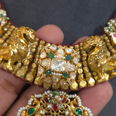 The royal king moissanite polki set