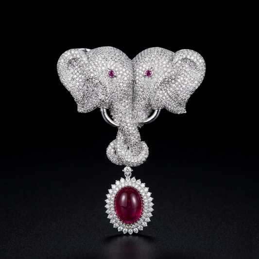 Rama ad brooch
