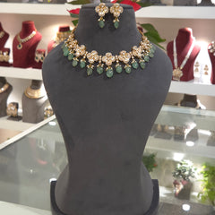 Raasa handsetted moissanite polki set