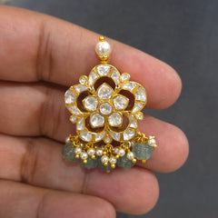 Leena customised moissanite polki choker set