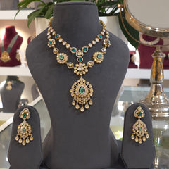 Kamya Moissanite polki set
