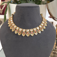 Madhu antique polki set