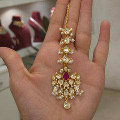 Sheetal polki maangtikka
