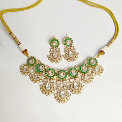 Anandita moissanite necklace set