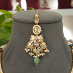 Raavi polki neckline set