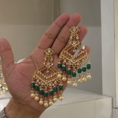 Taran polki earrings