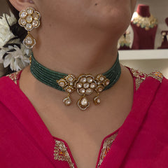Maroosa moissanite polki set
