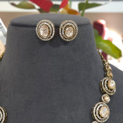 sonam moissanite necklace sets