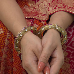 Aasha polki kundan bangles