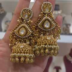 ALOKIKA polki jhumka