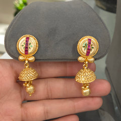 Yashvi antique gold necklace set