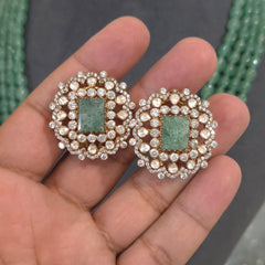 Manushri moissanite polki set