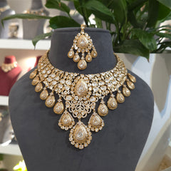 Harleen polki necklace set
