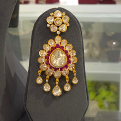 Priyanshi moissanite polki set