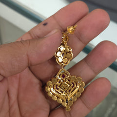 Madhuri moissanite polki set