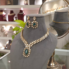 Anikaa Moissanite polki Set