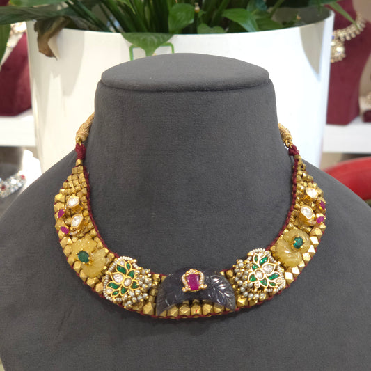 Diwan nizaam moissanite polki set