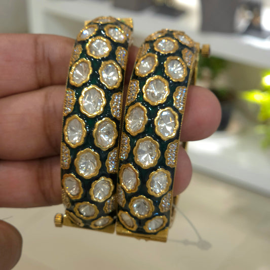 Kavaya polki bangles