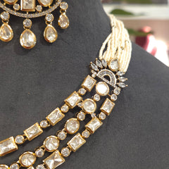 Kajal polki necklace set