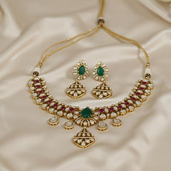 Myra moissanite necklace set