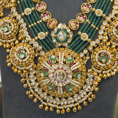 Mehnaz heritage moissanite polki set