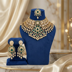 Smitha polki necklace set