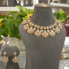 Noori moissanite polki set