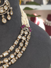 Kajal polki necklace set