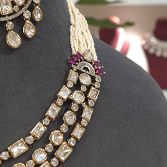 Kajal polki necklace set