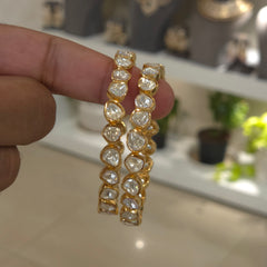 Ramna moissanite polki bangles