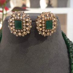 Manushri moissanite polki set