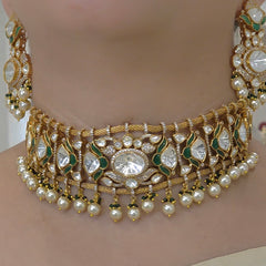 Heena polki choker set
