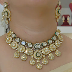 Varsha moissanite neckline set