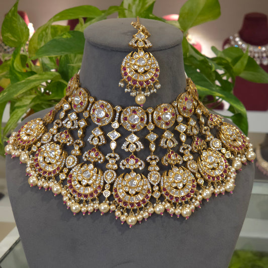 Mishti polki bridal set