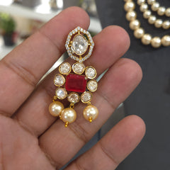 Mishti moissanite polki set