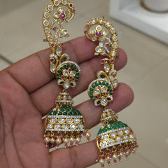 Hezal polki karnfhool earrings