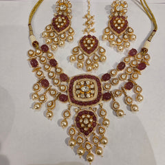 Nargis moissanite polki set
