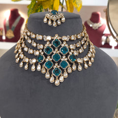 Rukasa polki choker set