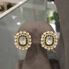 Anisha Moissanite polki choker set