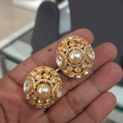 Mrinal moissanite polki set