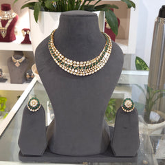 Amritaa Mossanite Polki set