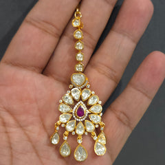 Priyanshi moissanite polki set