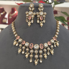 Sapna polki necklace set