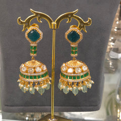 Heena moissanite polki choker set