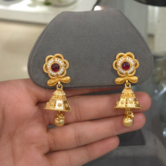 Prabh Antique gold necklace set