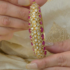 Shaguna moissanite polki bracelet