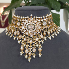 Padmini moissanite polki set