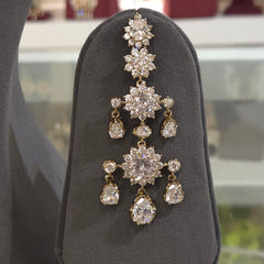 Gala cz necklace set