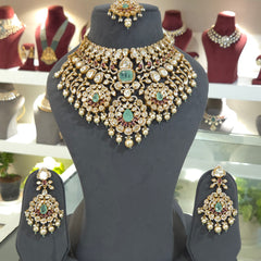 Vidushi polki bridal set